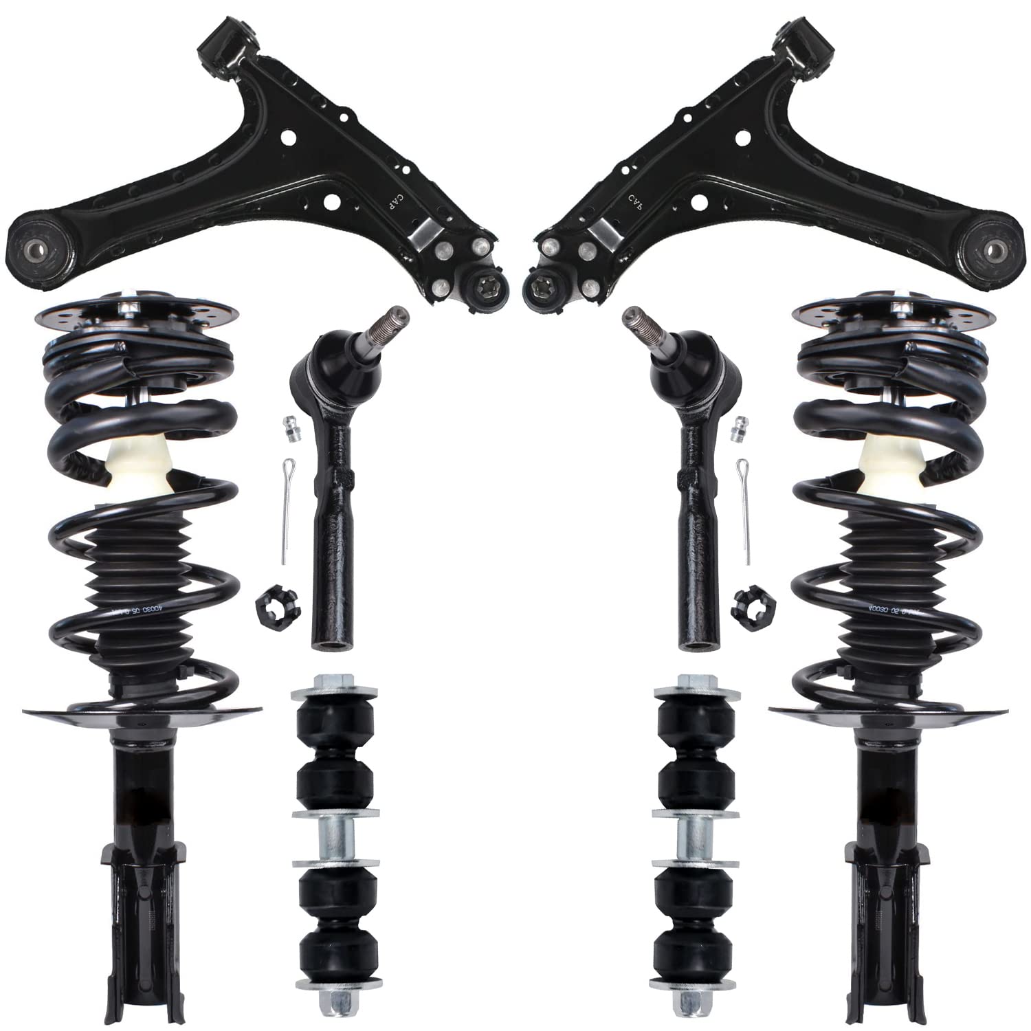 Detroit Axle - 8pc Front End Suspension Kit for 99-05 Chevy Cavalier