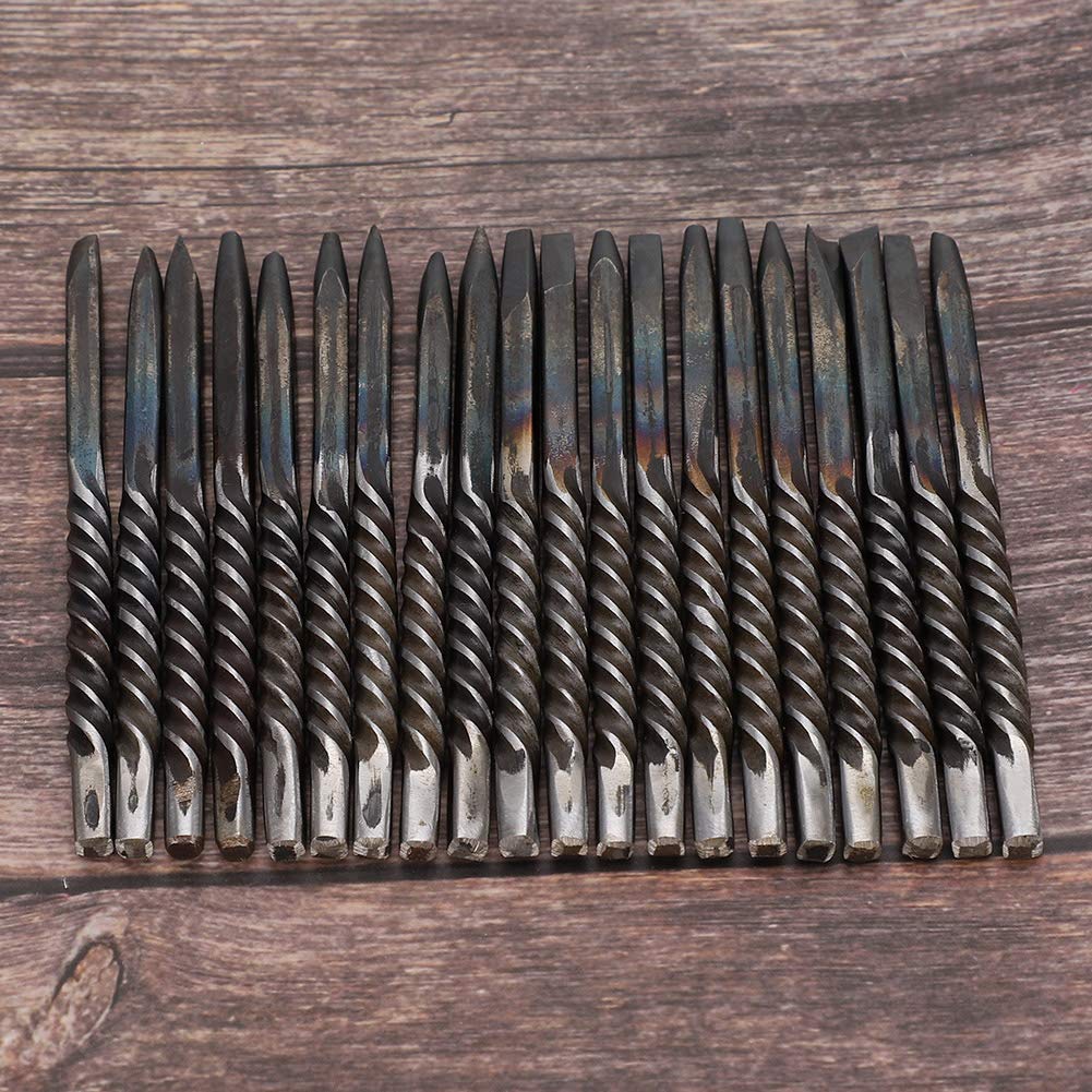 KIMISS Herramientas de Procesamiento de Joyas de Metal - 20 Piezas/set de Joyería Profesional de Joyas de Evilla de Herramientas de Cincel Procesamiento Hacer de Talla - Terreno de Grabado Práctico