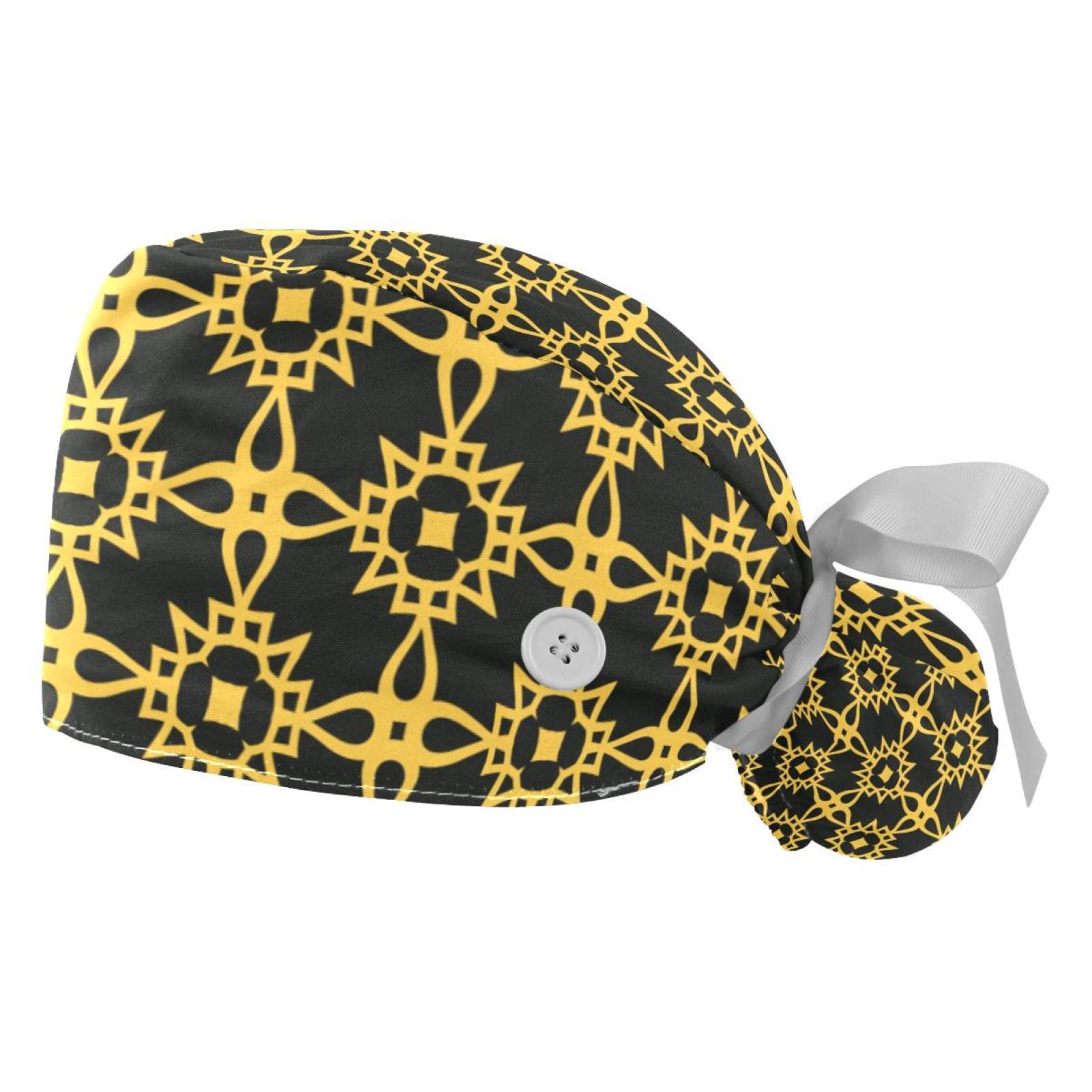 Chapeaux de travail JDEZ géométriques ajustables lot de 2