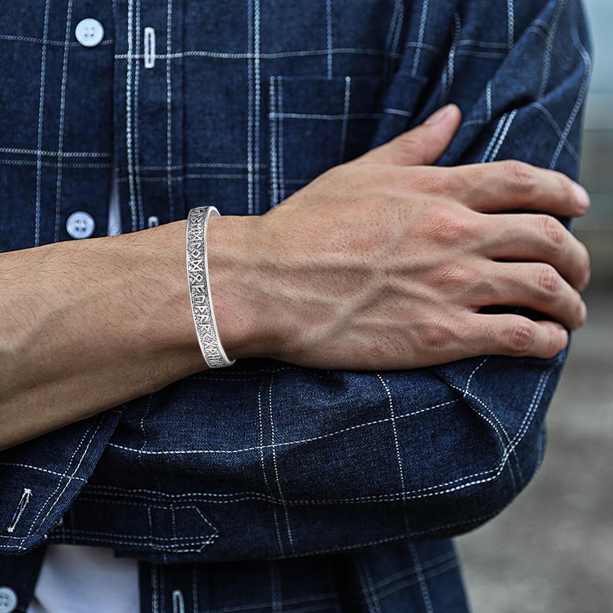 Sterling Silver Bangle Bracelet Celtic Knot Cuff Bracelet for Men Women