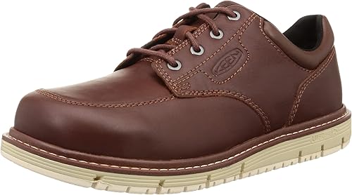 KEEN Utility Zapatos de trabajo de cuña industrial San José Oxford con punta baja y suave para hombre