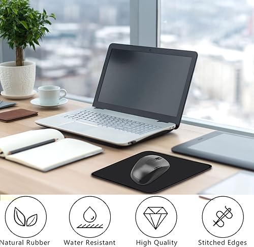 Miniatura 6 de Paquete de 12 alfombrillas de mouse para juegos, con base de goma antideslizante, tapete de mouse para computadora con textura de alta calidad con