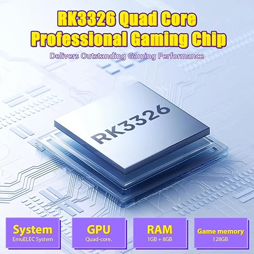 Miniatura 5 de R36T - Consola de juegos retro, pantalla IPS de 3.5 pulgadas, inspirada en CRT, consola de juegos portátil con más de 22000 juegos clásicos,