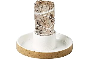 Terracotta Sage Holder, a Must-Have for Burning Sage, Palo Santo, and Candles