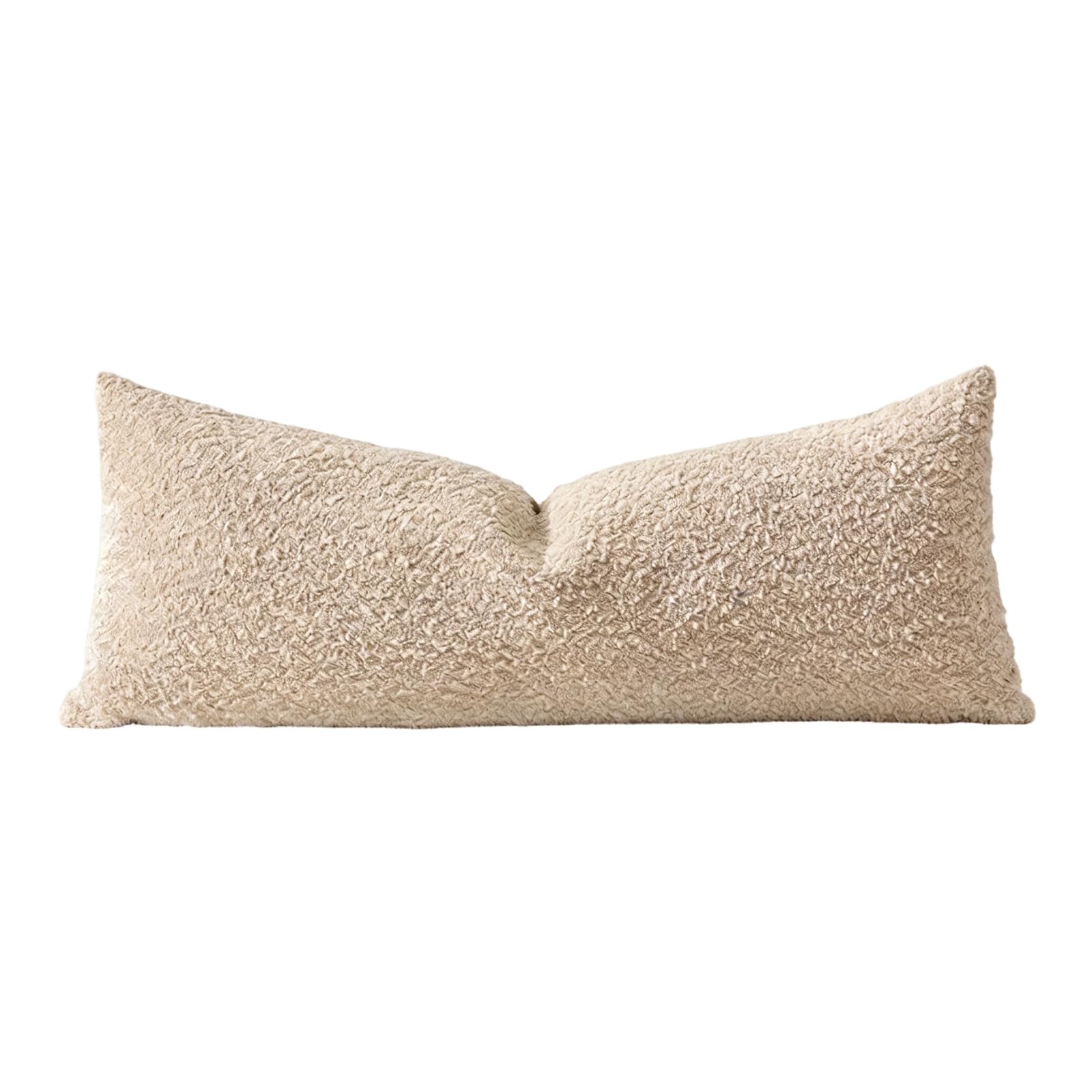 Kalttoy Light Coffee Practical Lumbar Pillow Cover Polyester Fabric Accommodates Various Sectors Lumbar Pillow Cover
