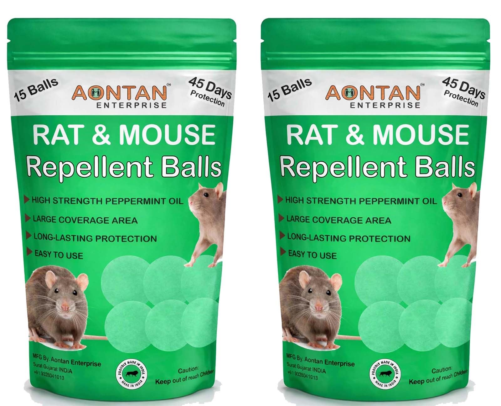 AONTAN ENTERPRISE Rat Repellent Balls Natural Rodent Repellent for Home Car Engine Kitchen Powerful Long Lasting Protection Herbal Pest Control Balls Pack of 2-image-48