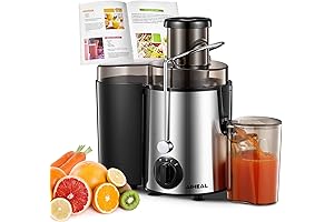 Exprimidor de Jugos Naturales Aiheal, Máxima Potencia 800W