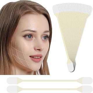 DB11 Face Lift Tape, 24PCS Ultra-thin Invisible Face Tape Face Lift Sticker for Instant Face, V-face Tightening Lifting Saggy Skin Hiding Facial Neck Wrinkles