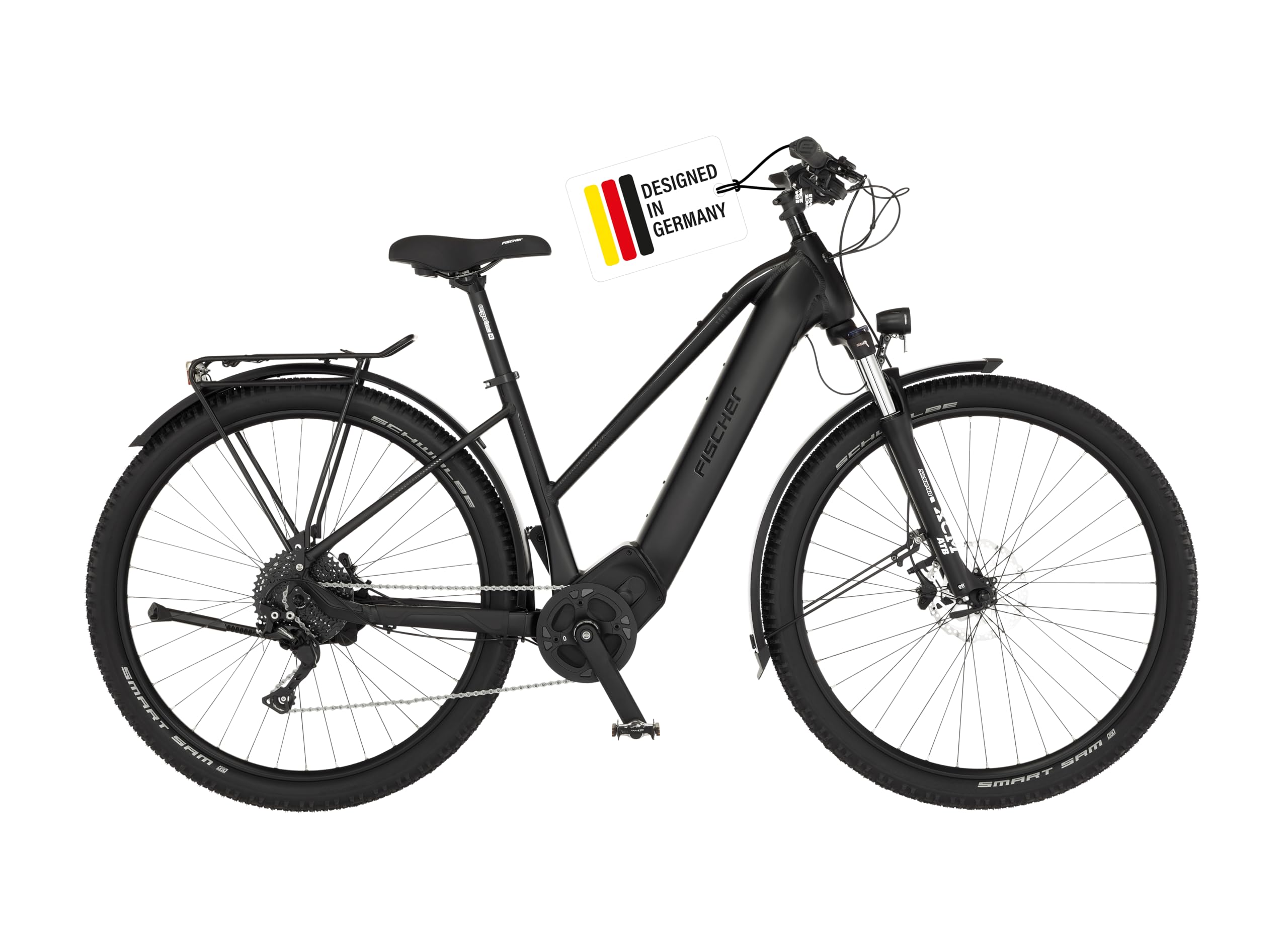 FISCHER E-Bike ATB TERRA 8.0i, Elektrofahrrad für Damen und Herren, RH 45 cm, Mittelmotor 90 Nm, 36 V Akku Elektronik & Foto