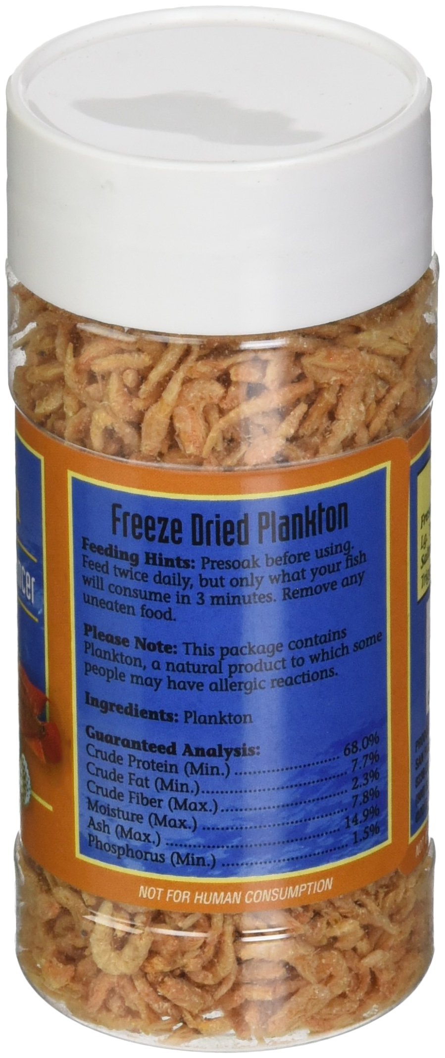 Bahía de San Francisco Marca asf71205 Freeze Dried plancton para Dulce y Agua Salada Peces, 14 mm