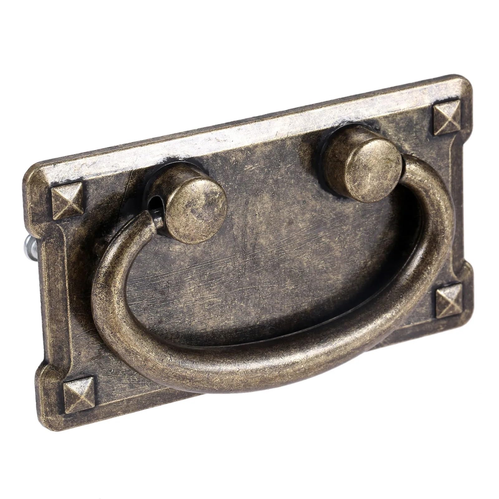 BIVOO 1PC 64mm Cupboard Antique Pull Handles Retro Alloy Panel Kitchen Drawer Cabinet Door Handle Furniture Knobs Hardware 54 * 95mm