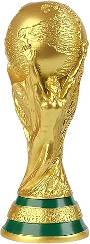 Réplica de trofeo de la Copa Mundial 2022, réplica de la Copa del Mundo, coleccionables de fútbol de resina de alta calidad, trofeo para fanáticos