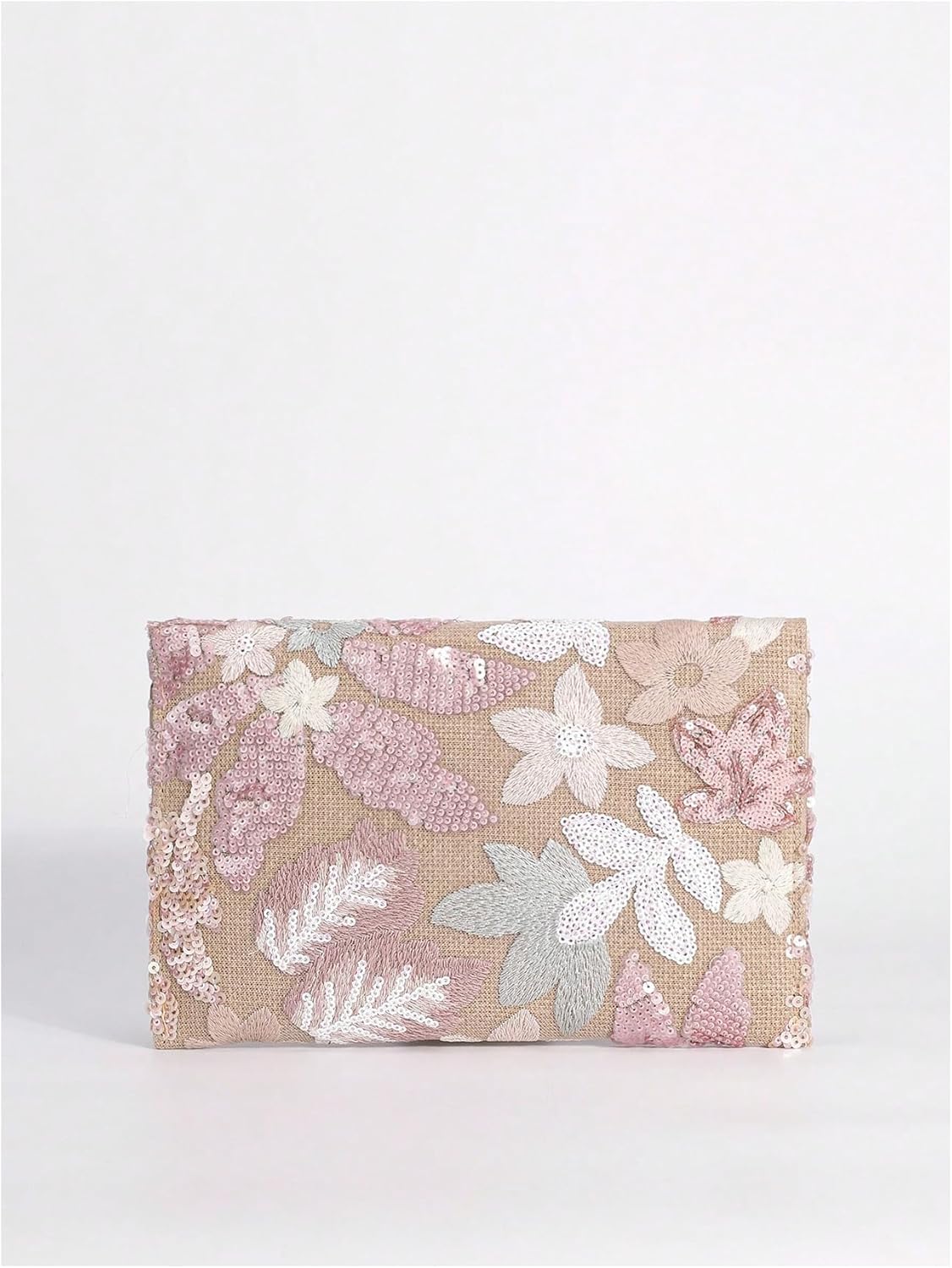 Verdusa Women's Floral Embroidery Sequin Evening Beaded Clutch Bags 2026 Party Purses