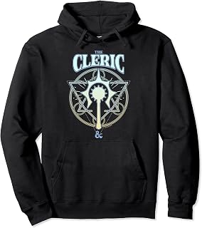 Dungeons & Dragons The Cleric Class Divine Magic Logo Pullover Hoodie