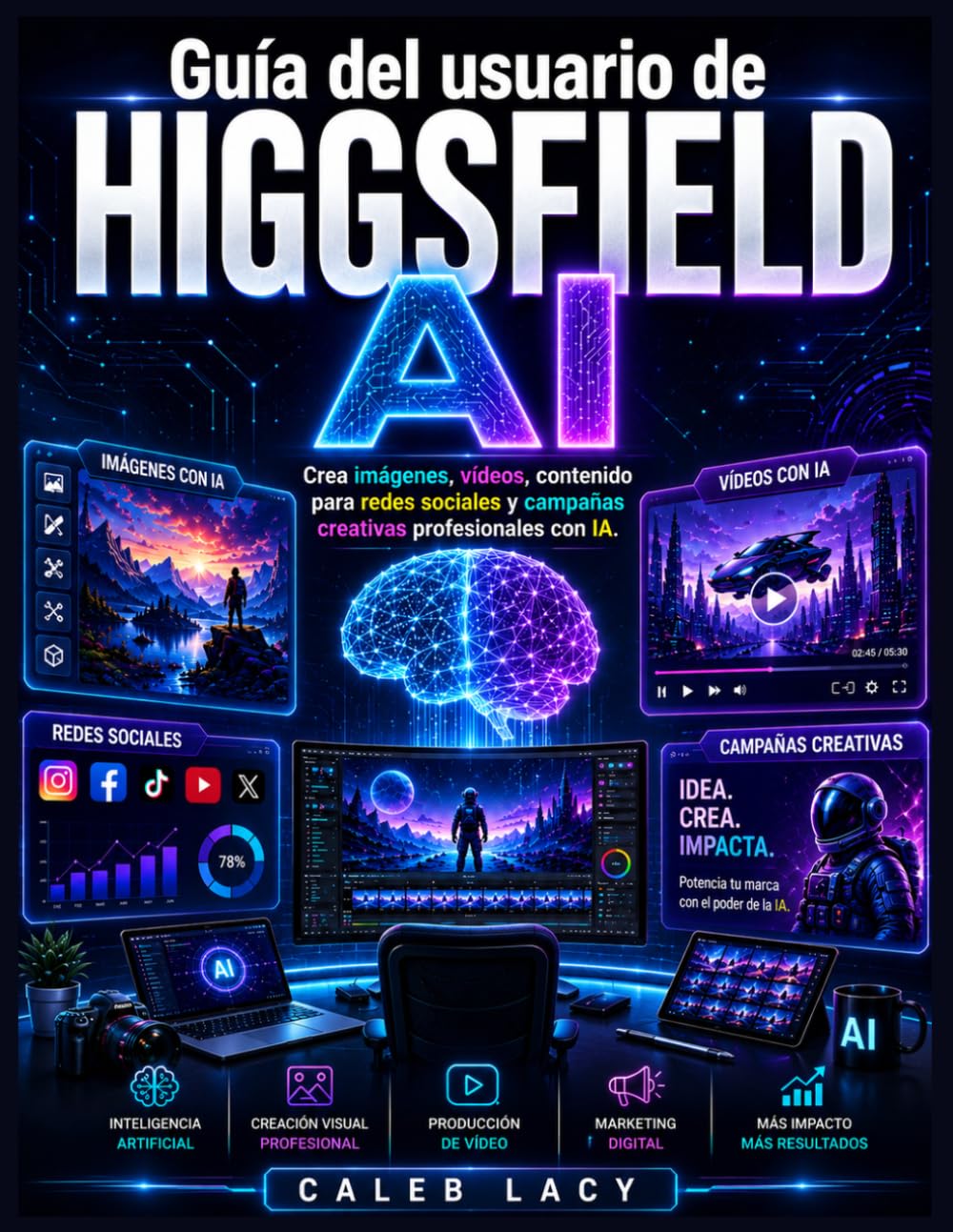 Guía del usuario de HIGGSFIELD AI: Crea imágenes, vídeos, contenido para redes sociales y campañas creativas profesionales con IA.