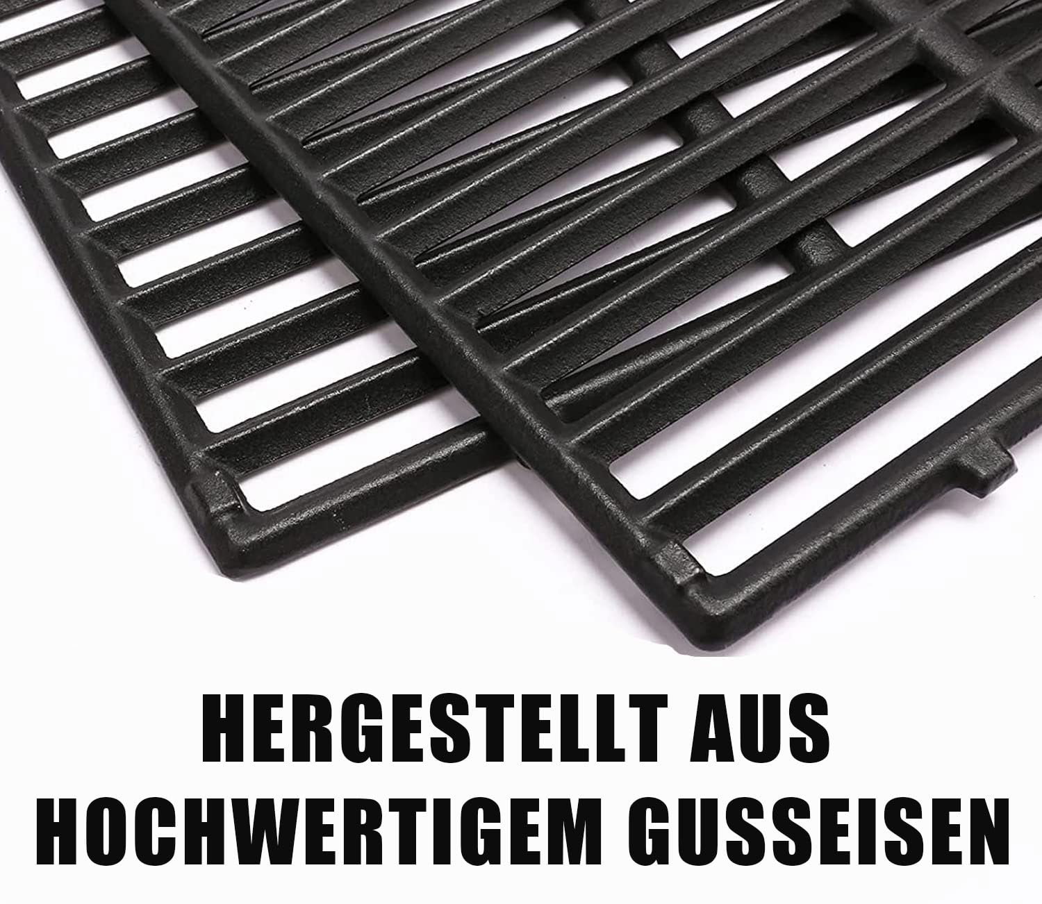 MGiessca 7638 Grillrost für Weber Spirit 300 Series, 44,5 x 30 cm Gussrost für E310 E320 E330 SP310
