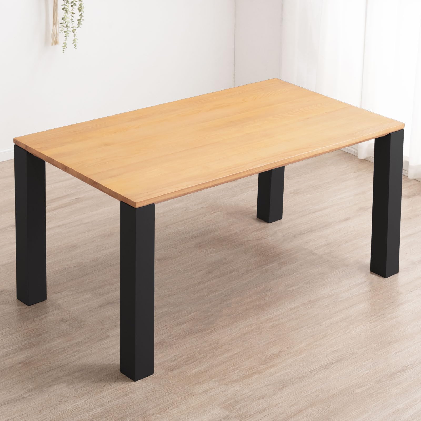 Amazon｜タンスのゲン ダイニングテーブル 単品 150cm 4人掛け 