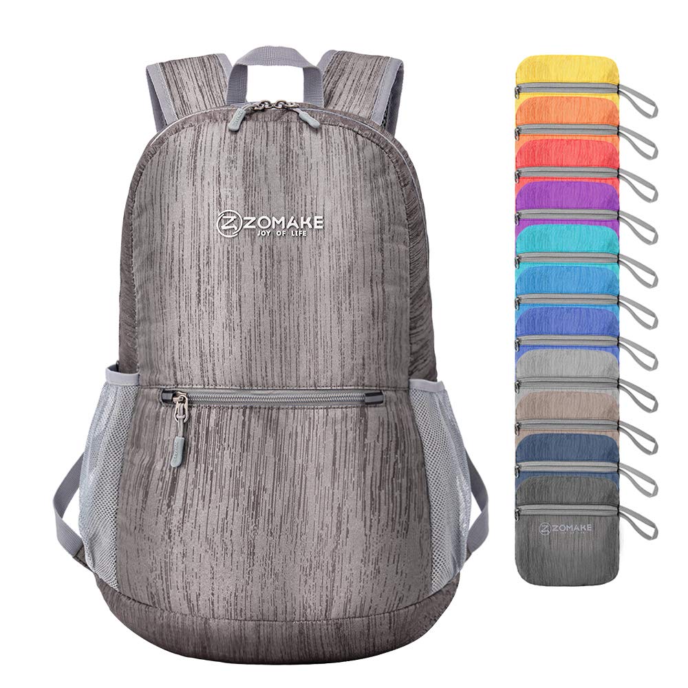 ZOMAKE Lightweight Packable Backpack, 20L Small Foldable Daypack for Hiking