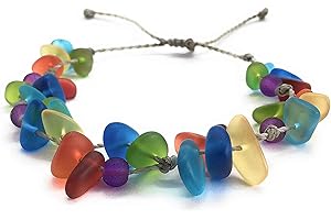 Rainbow Sea Glass Chakra Bracelet: A Serene and Vibrant Accessory for Wellness