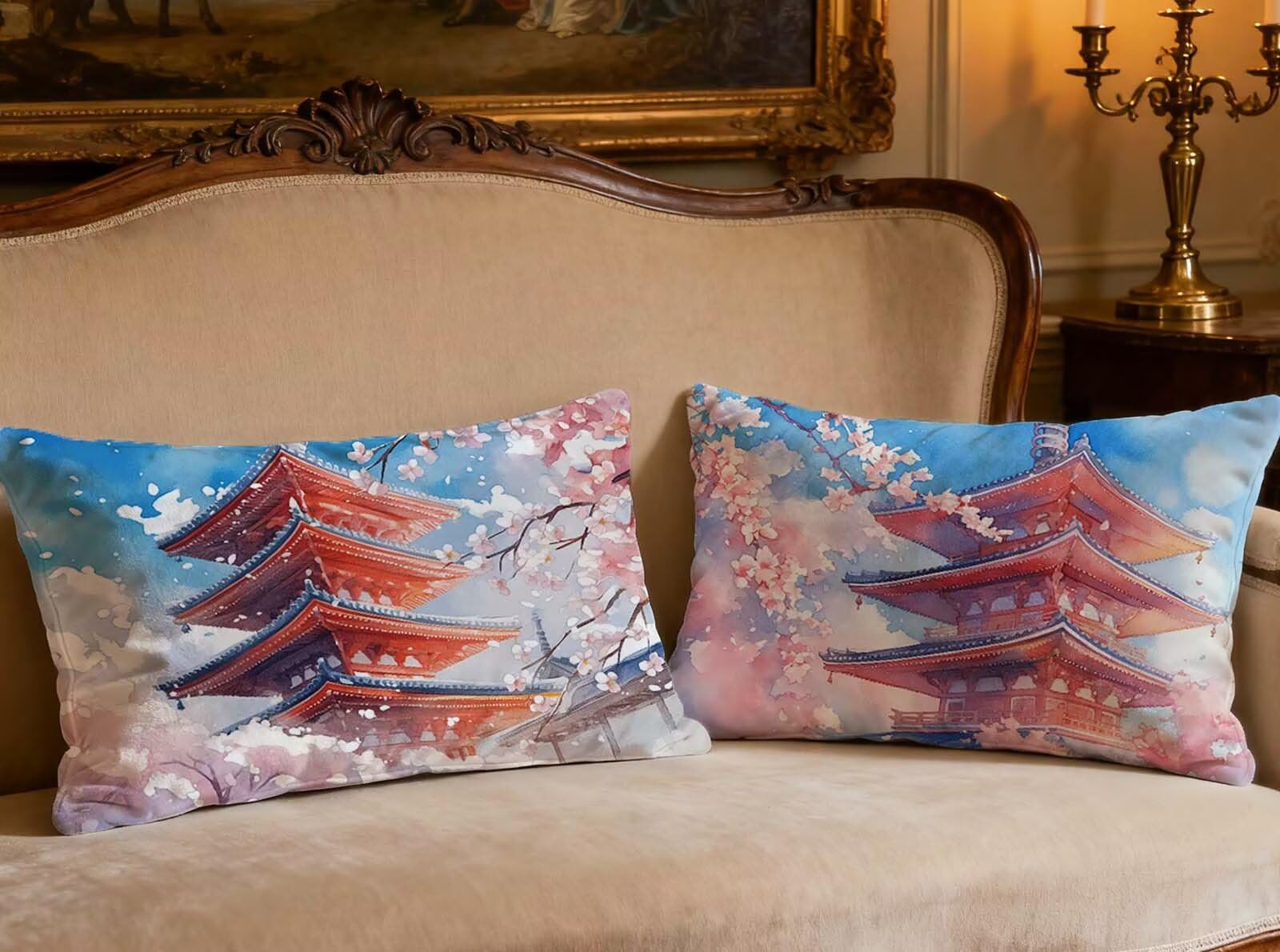 Housse de coussin en velours pour sublimer votre canapé de salon