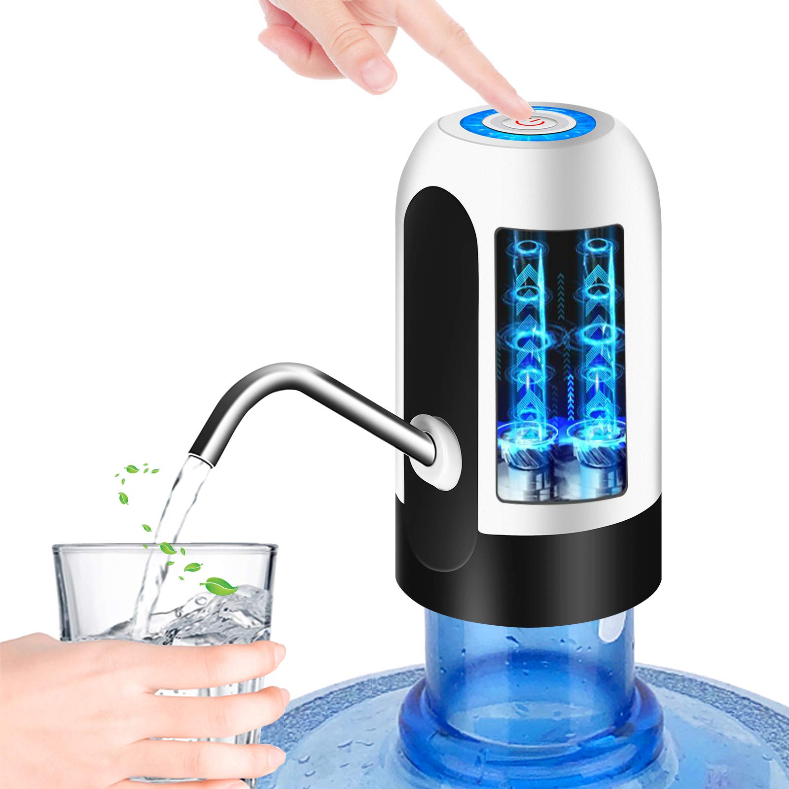 LEMONDA Upgraded Bottle Water Pump USB Charging Automatic Drinking Water Pump Electric Water Dispenser Portable for Home Office Outdoor Use (B07P9ZLG97) Amazon Price History, Amazon Price Tracker