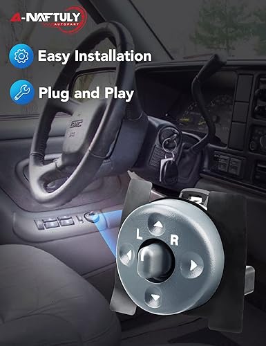 Miniatura 4 de Interruptor de espejo eléctrico para Chevy GMC K1500 K2500 K3500 C1500 C1500 C2500 C3500 Truck Suburban Tahoe Blazer S10 Pickup Yukon Isuzu