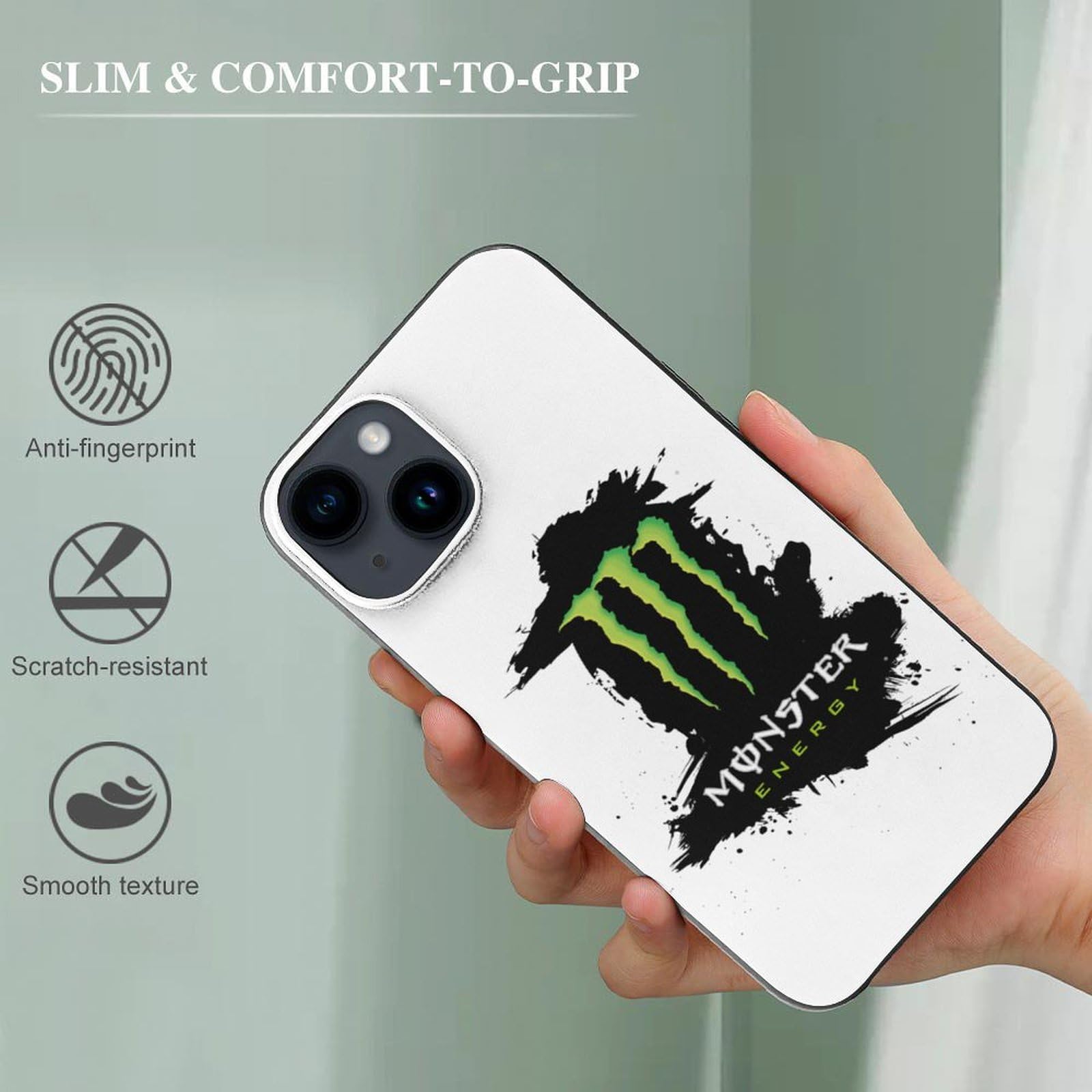 Amazon.co.jp: iPhone13 ケース ロゴモンスターエナジー iPhone13