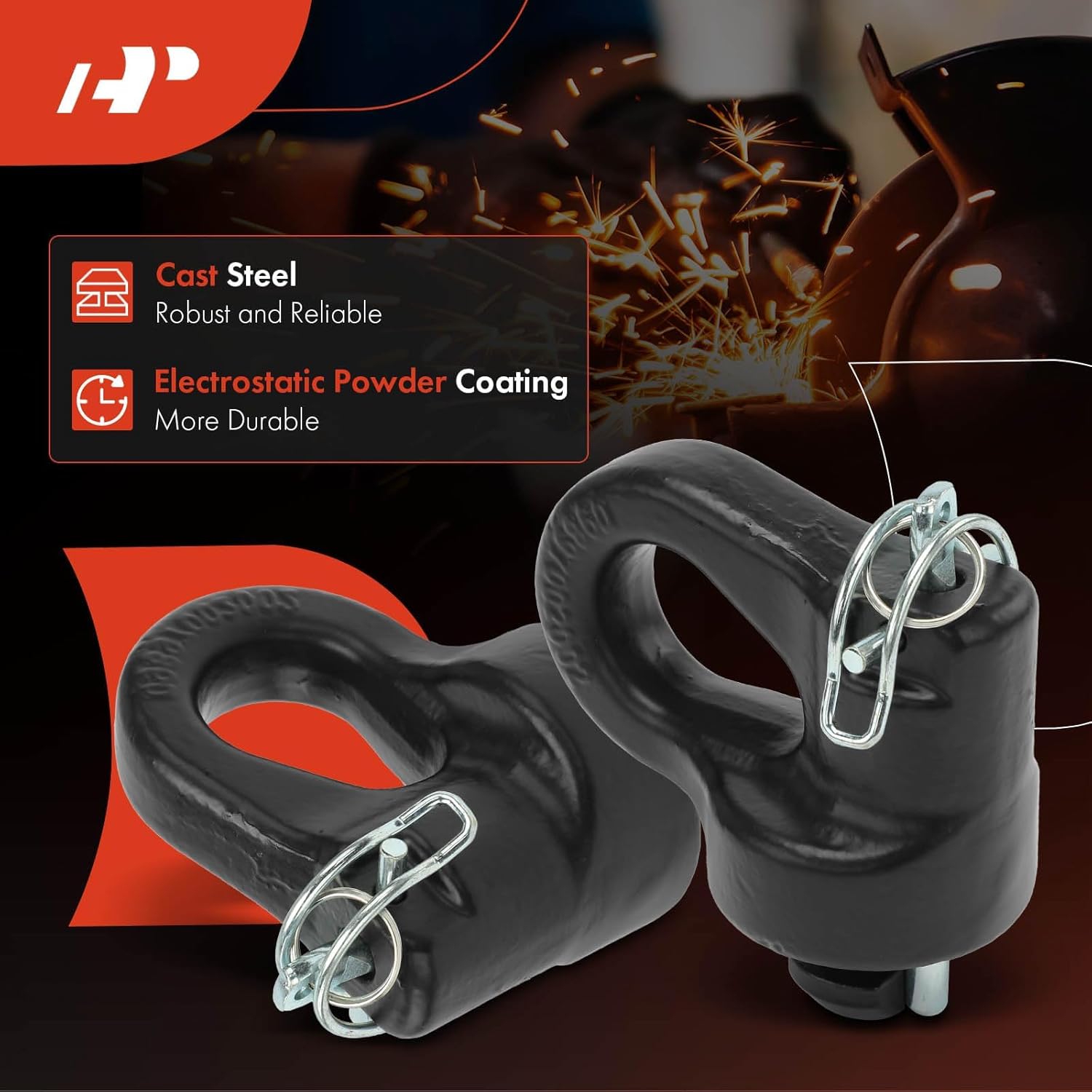 A-Premium 2-5/16 Inch Gooseneck Trailer Hitch Ball Kit Compatible with Ford F250 F350 F450 Super Duty & Chevrolet Silverado 2500 3500 & GMC Sierra 2500/3500 HD & Nissan, 30,000 lbs GTW/7,500 lbs VTW