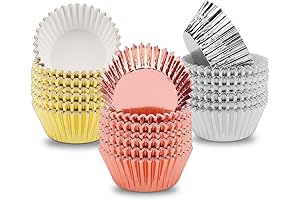 Mesmerizing Metallic Cupcake Liners