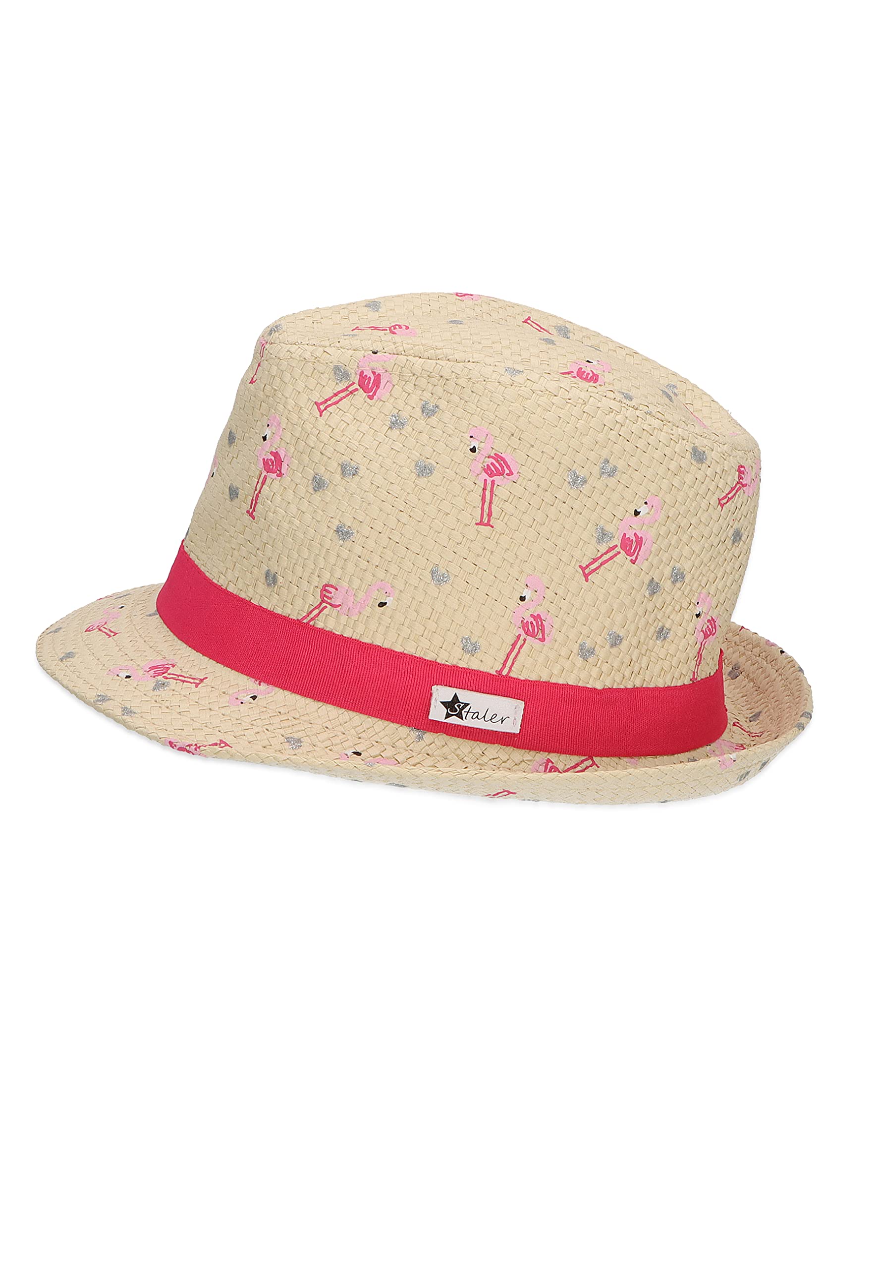 Sterntaler Mädchen Hut Kinderstrohhut Flamingo