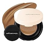 JUNG SAEM MOOL [ Mini ] Essential Skin Nuder Cushion Mini 34W Hazelnut 0.17 Fl Oz, Natural Radiant Finish Cushion Foundation with Buildable Coverage, Lightweight Texture, Korean Foundation Makeup