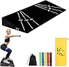 Squat Wedge 15°-40° Slant Board with 5 Resistance Bands - Extra-Wide, Non-Slip Board for Deep Squats & Calf Stretching - 1000lb Capacity
