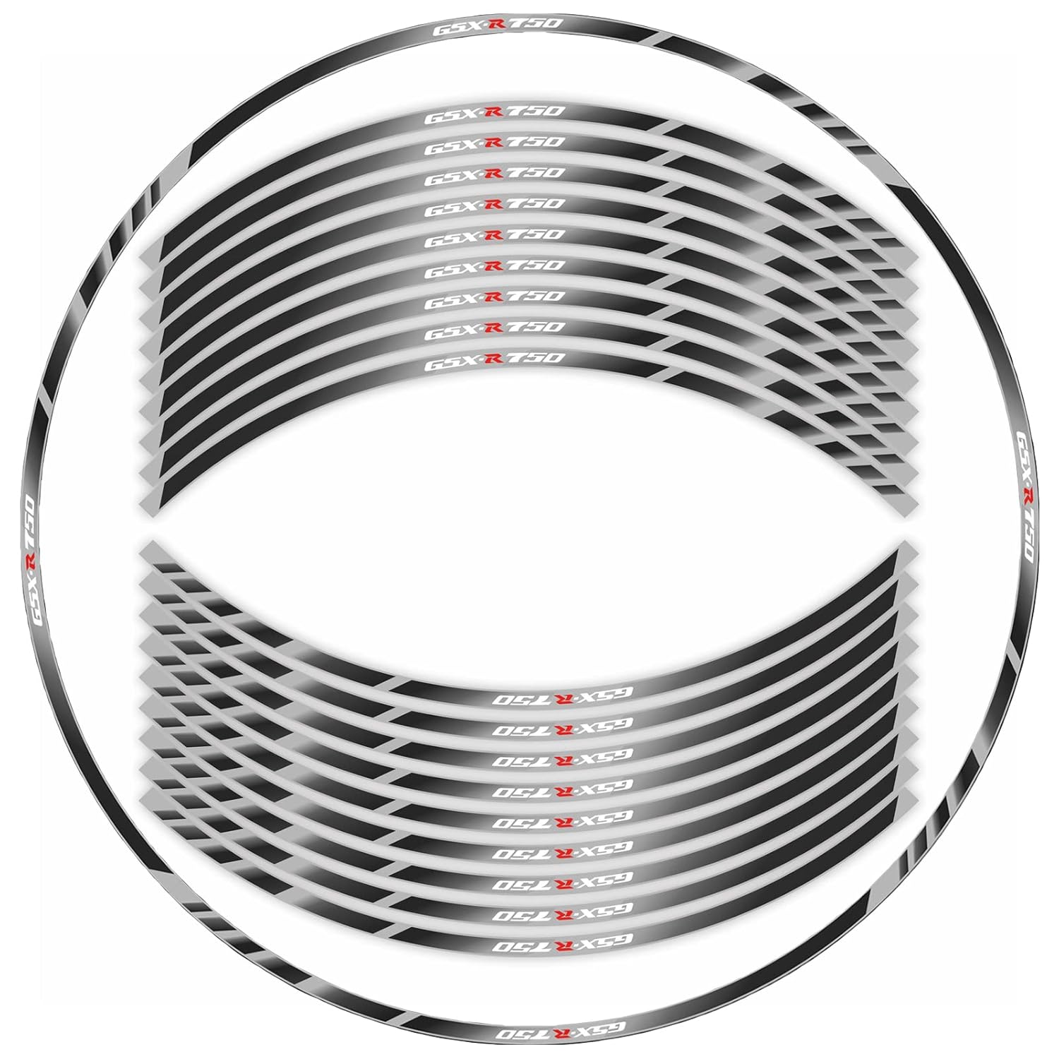 Motorcycle Reflective Rim Strips Decal Stickers For Suzuki GSXR750 K1 2000-2003/GSXR750 K4 2004-2005/GSXR750 K8 2008-2010/... - Review, Price and Buying Guide