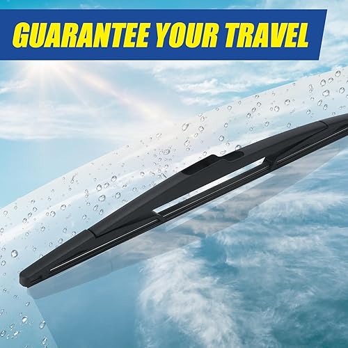 Vista 121 de Limpiaparabrisas trasero de 12 pulgadas para Mitsubishi Outlander 24-21/Nissan Rogue 23-08 Kicks 23-17 Juke 17-11 Pathfinder 20-13 Qashqai 22-17