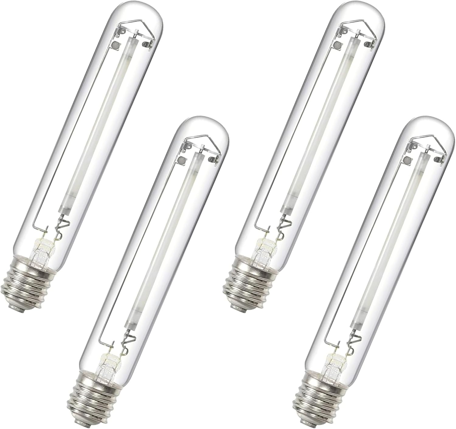 iPower 400W HPS Grow Light Bulb Lamp for Plants Growth, Pressure Sodium Bulb Lamp with High PAR Enhanced Red and Orange Spectrums, CCT 2100K, 4 Pack