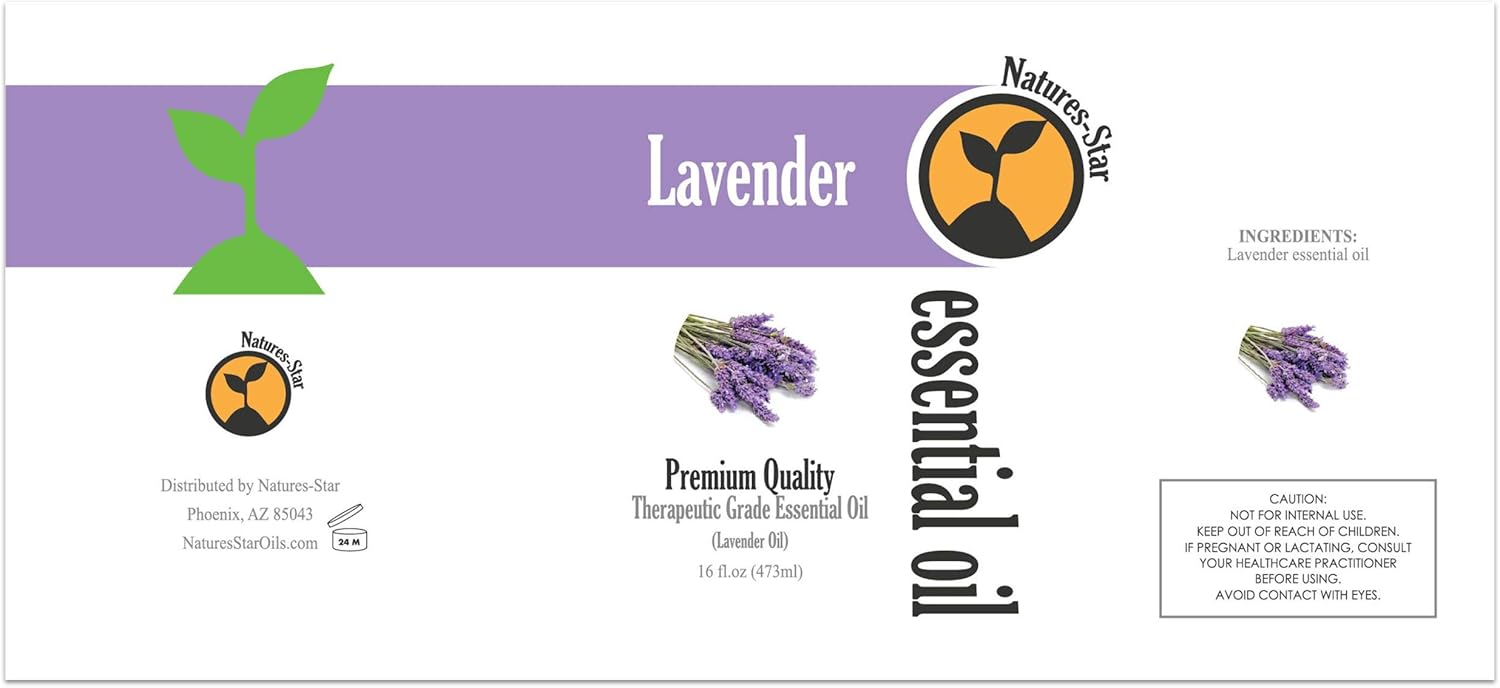 Pure Lavender Essential Oil Therapeutic Grade for Relaxation & Aromatherapy (4 Pack) - Image 2