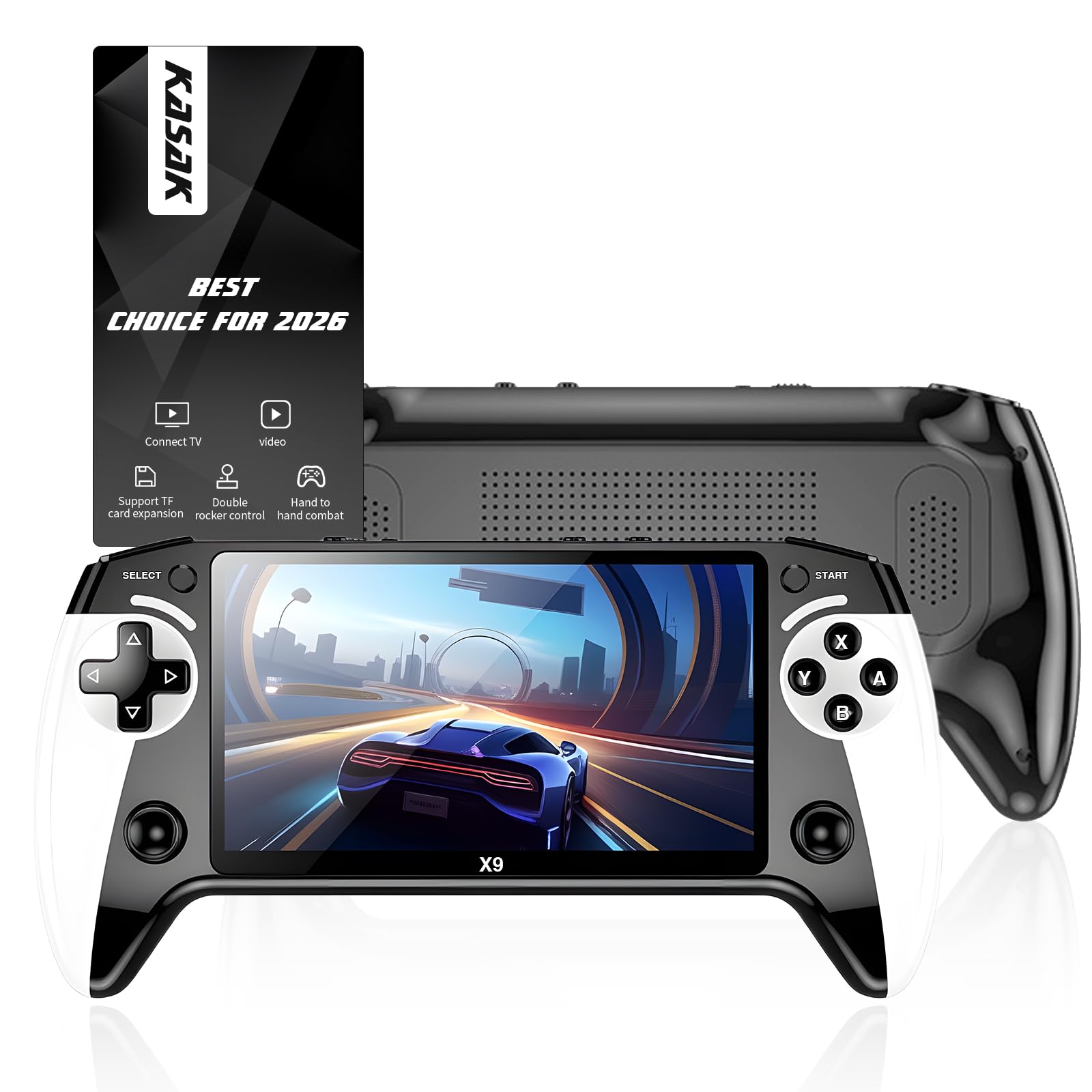 Retro Handheld Game Console of Boy Portable Hand Held Video Games X9 Preloaded Wireless Juegos para Niños Stick TV Pixel Gaming for Kids Sf3000 Plug '