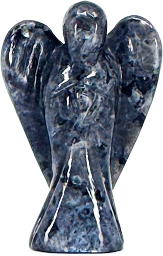 Miniatura 5 de Figura curativa de ángel guardián de aventurina verde tallada a mano de 2 pulgadas