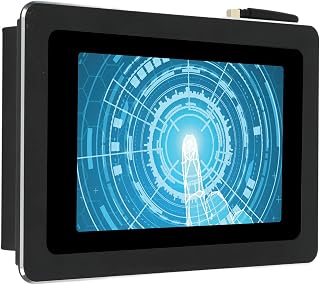 Painel de PC Industrial, Painel de Computador Industrial Incorporado 1.0GHZ 10 Pontos IP65 Dissipação Rápida de Calor para Automação