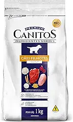 Ração Para Cães Filhotes Canitos 1kg Todas as Raças Para Cães Em Crescimento