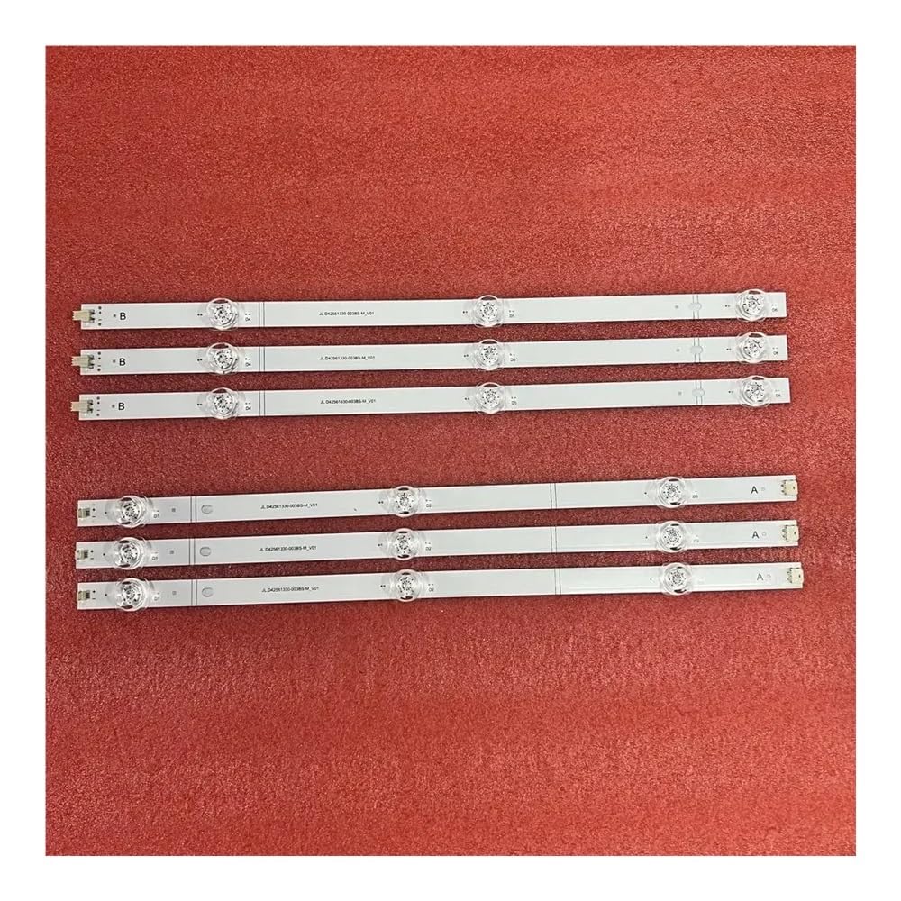 Bande LED Hisense 43A66G 43C350KE 43A6BG 43A6K 43A53FEVS 43A6GTUK 43A6B9TUK 43A63H 43A6CG 43A6GIL Barre Lumineuse Kit 3pcs