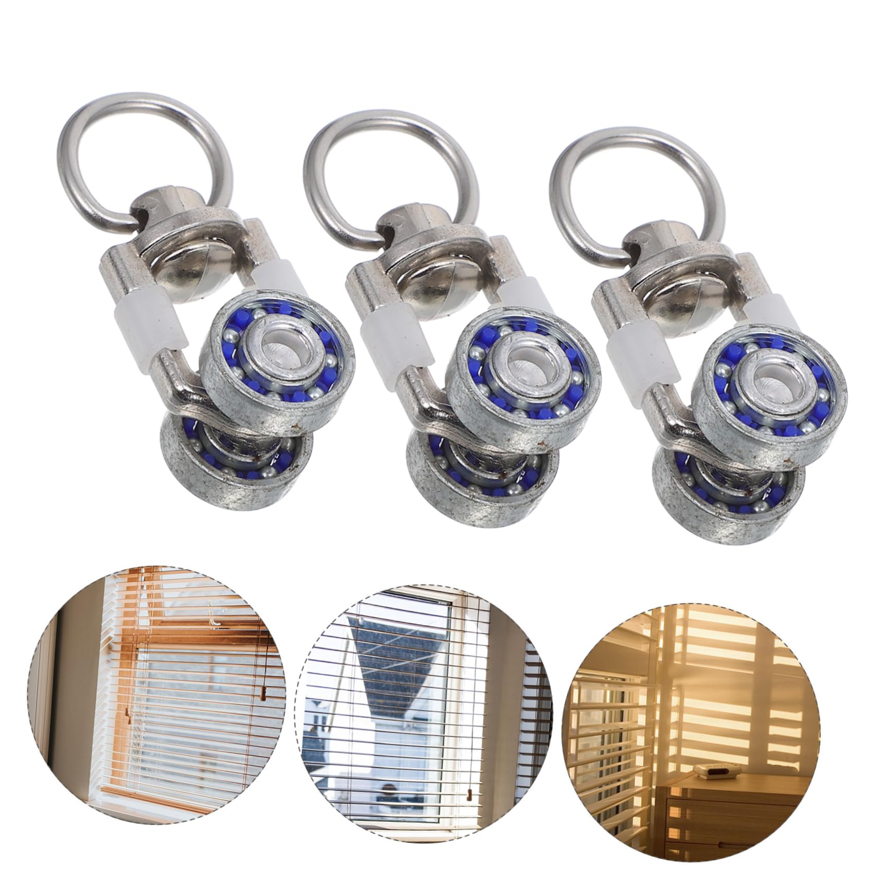 Alipis 50stücke Vorhanggleiter Mit Metallachsen Geräuschlose Flexible Rollräder Für Vorhangschienen Installieren Langlebig Und Praktisch Für Duschvorhänge Und Türvorhänge
