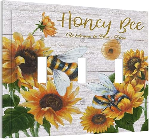 Miniatura 76 de Placa de pared de tortugas marinas, hierba oceánica, medusas, peces y algas marinas, placa de pared de doble palanca, cubierta de interruptor de luz