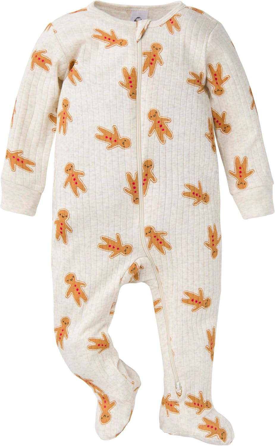 Gerber baby-girls Baby Unisex 2-pack 2-way Zip Textured Sleep 'N Play - Image 2