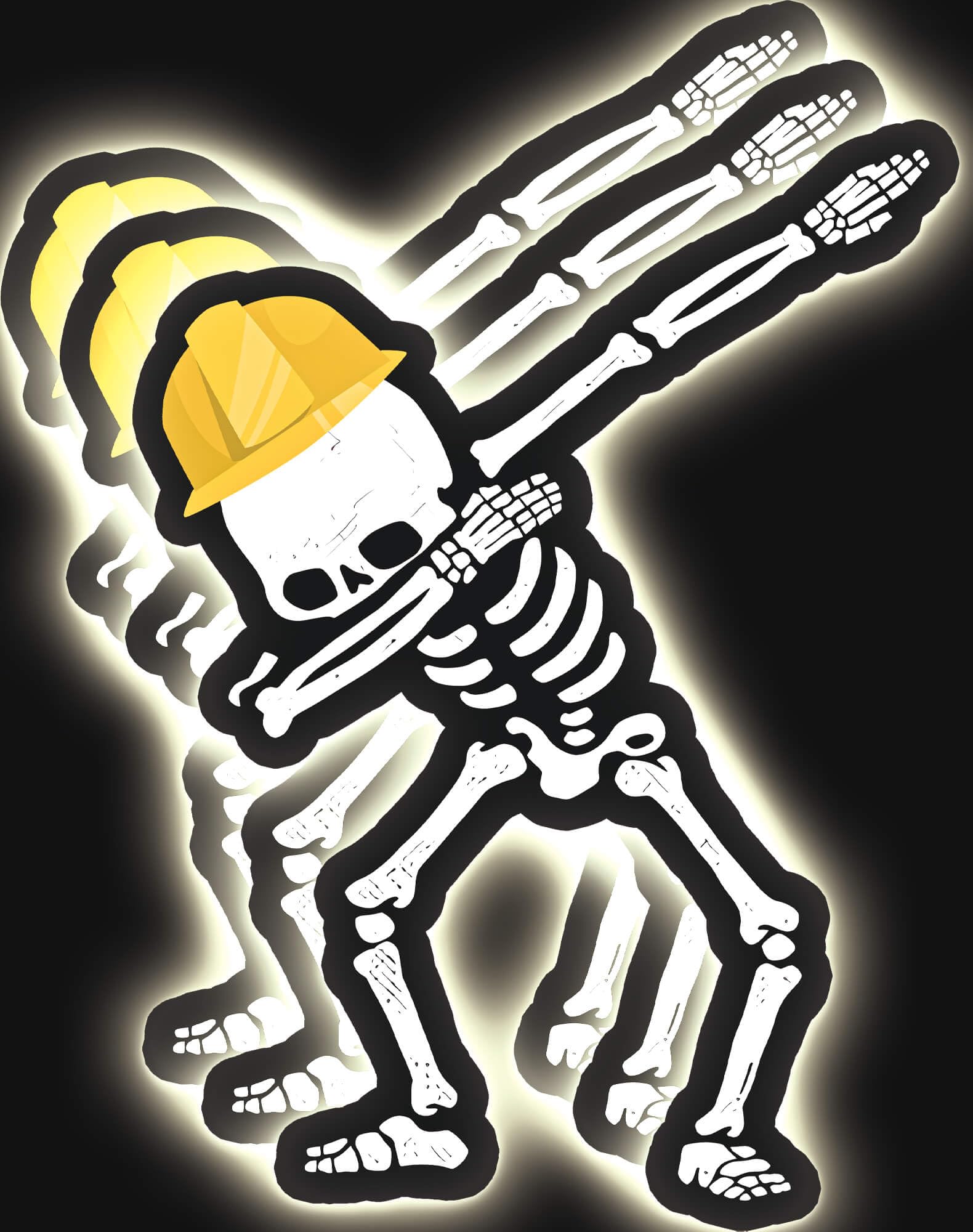 Reflective Hard Hat Stickers for Men Electrician Tools Funny Stickers for Adults Blue Collar Stickers (3PCS)