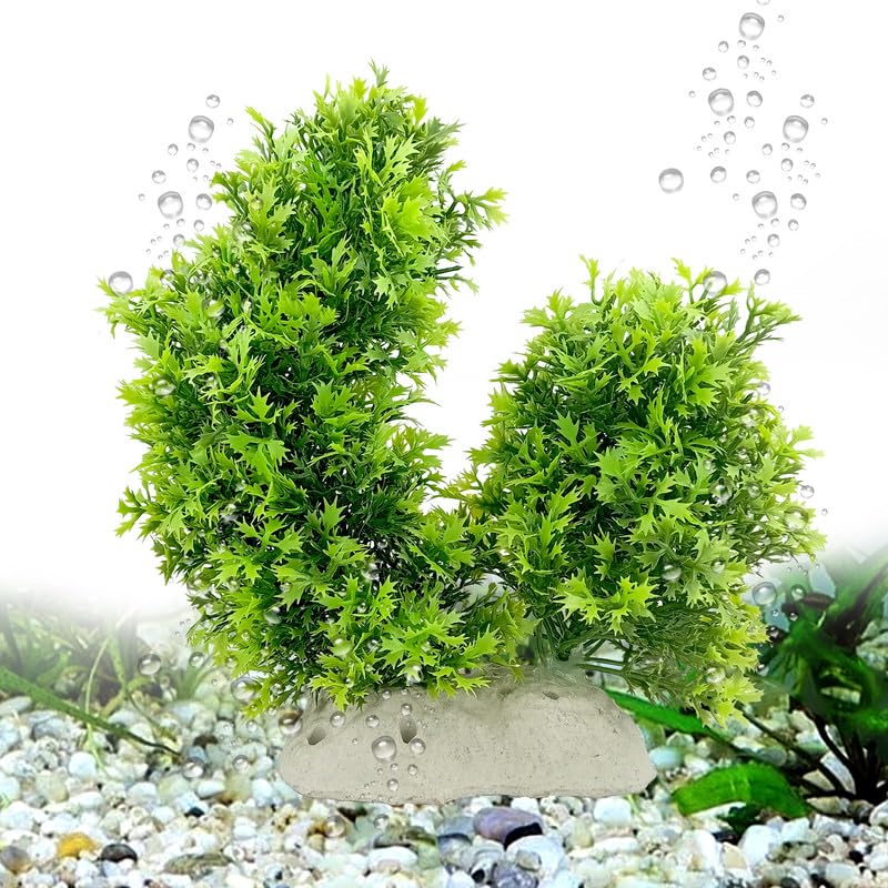 Jainsons Large Aquarium Plants Artificial Plastic Plants Decoration Ornaments Safe for Betta Clownfish Cichlid Guppy Glofish Tank Decoration All Fish | Green 8 Inch Tall Plant (B0D2J3XFXL) Amazon Price History, Amazon Price Tracker