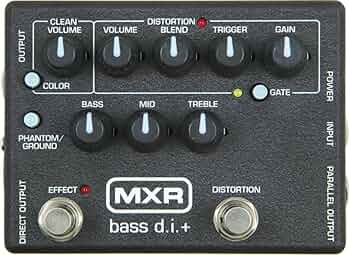 Amazon | MXR Bass DI + M80 | エフェクター・プロセッサー | 楽器
