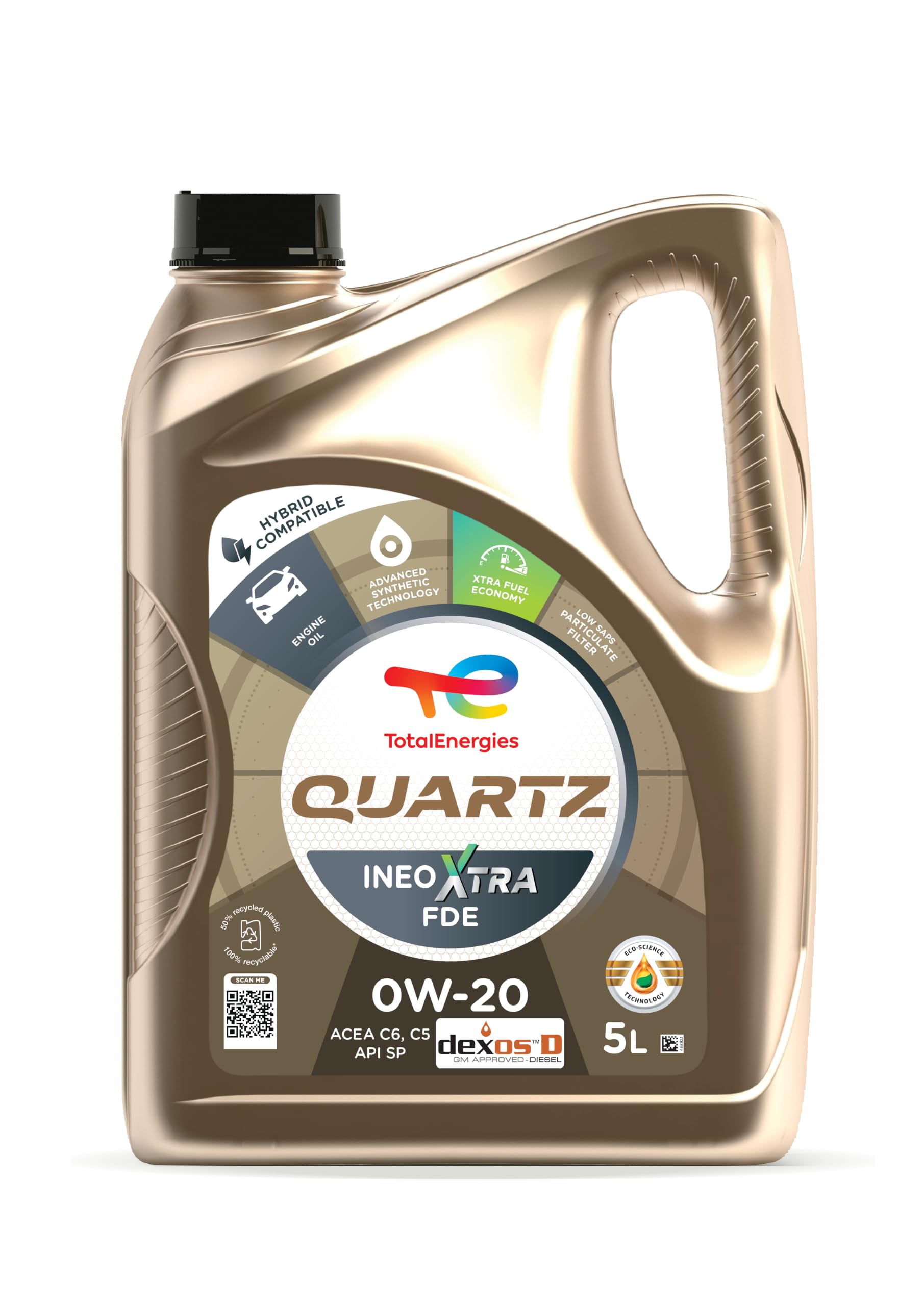 Fits TOTALENERGIES QUARTZ XTRA FDE 0W20 5L Engine Oil 0W20 5l QUARTZ  ⭐UK Stock⭐