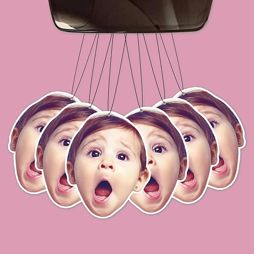 Miniatura 11 de FIMILOVE Ambientador de Aire Personalizado para Coche con Cara y Cuerpo de Dibujos Animados, Regalo Personalizado para el Día de San Valentín