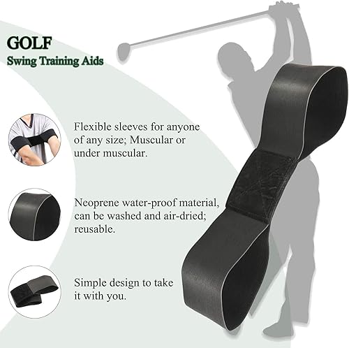 Miniatura 4 de hicocool Ayudas de entrenamiento de swing de golf de 3 piezas